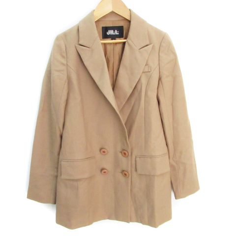 ジルバイジルスチュアート Jill By Jillstuart ジャケット テーラード ロング丈 ウール 総裏地 ダブルボタン S ベージュ Ff24 レディース 171 ベクトルパーク