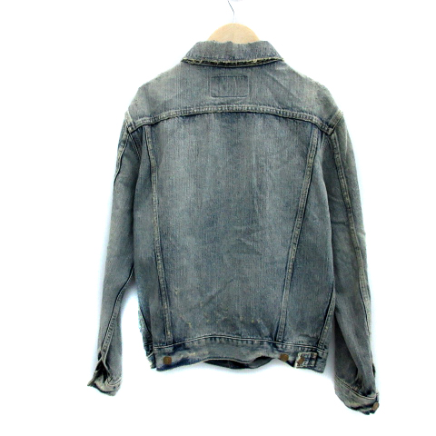アングリッド Ungrid ジャケット デニム ジージャン Gジャン ミドル丈 ダメージ加工 S 青 ブルー Ys25 レディース 171 ベクトルパーク