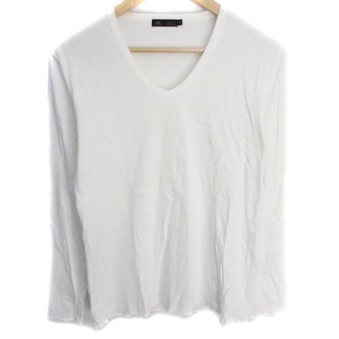 メンズメルローズ Men S Melrose Tシャツ カットソー 長袖 Vネック 透け感 無地 4 白 ホワイト Ff3 メンズ 171 ベクトルパーク メンズメルローズ Men S Melrose Tシャツ カットソー 長袖 Vネック 透け感 無地 4 白 ホワイト Ff3 メンズ 171 ベクトルパーク