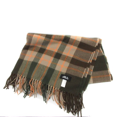 ジルバイジルスチュアート Jill By Jillstuart マフラー ストール 大判 タータンチェック柄 マルチカラー 緑 グリーン Ys1 レディース 171 ベクトルパーク