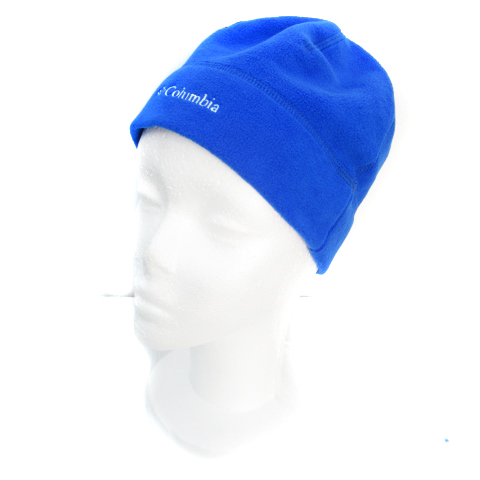 未使用品 コロンビア Columbia アウトドア オムニヒート Omni Heat 帽子 ビーニー帽 ワッチキャップ フリース サーマル反射 ロゴ刺繍 F 青 ブルー Ff28 メンズ レディース 171 ベクトルパーク