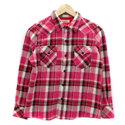 ハリウッドランチマーケット Hollywood Ranch Market シャツ カジュアル 長袖 チェック柄 1 マルチカラー ピンク Ho31 レディース 171 ベクトルパーク