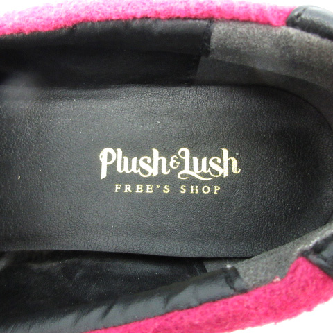プラッシュ ラッシュ Plush Lush シューズ スリッポン フラット ポインテッドトゥ L バイカラー ピンク グレー Sm32 レディース 171 ベクトルパーク