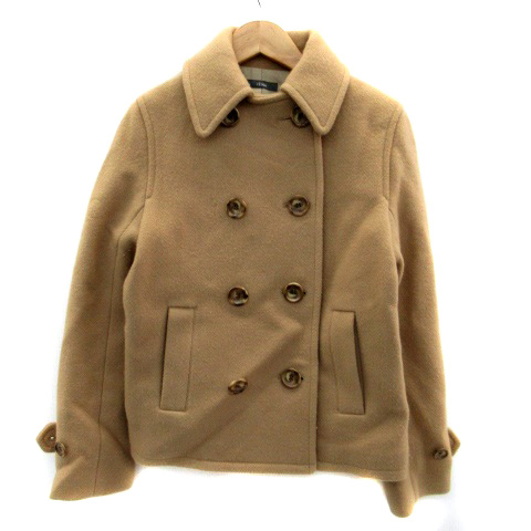 イエナ Iena Pコート ピーコート ショート丈 ウール 茶色 ブラウン Ho4 レディース 171 ベクトルパーク