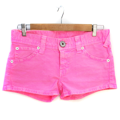 ロデオクラウンズ Rodeo Crowns パンツ デニム ジーンズ ショート 短パン M ピンク Ff9 レディース 171 ベクトルパーク