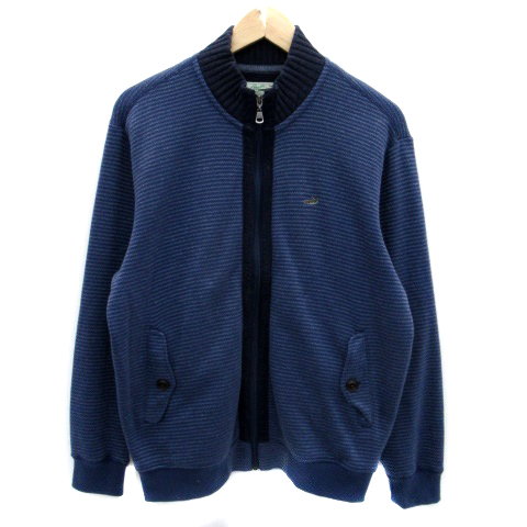 クロコダイル CROCODILE ジャケット ニット ブルゾン ミドル丈 ロゴ 