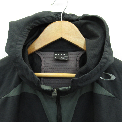 オークリー OAKLEY ジャケット ベスト フード付き ジップアップ L