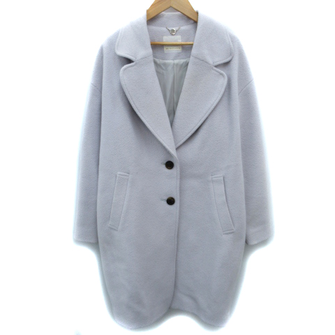 ビーラディエンス Be Radiance コート チェスター ロング丈 シングルボタン ウール F グレー Ff1 レディース 171 ベクトルパーク