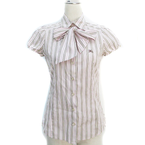バーバリーブルーレーベル BURBERRY BLUE LABEL シャツ ブラウス 半袖 