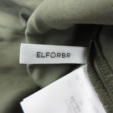 エルフォーブル Elforbr ワンピース ロング丈 マキシ丈 キャミソール ノースリーブ Vネック 38 カーキ Ym32 レディース 171 ベクトルパーク