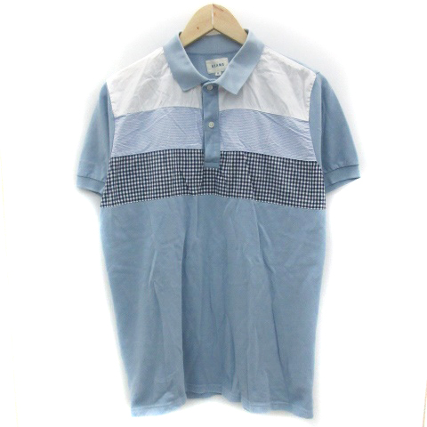 ビームス Beams ポロシャツ 半袖 ポロカラー 切替 Xl ライトブルー Ym24 メンズ 171 ベクトルパーク ビームス Beams ポロシャツ 半袖 ポロカラー 切替 Xl ライトブルー Ym24 メンズ 171 ベクトルパーク