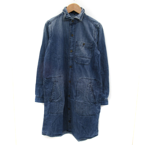 アルアバイル Allureville ワンピース ひざ丈 長袖 デニム 無地 2 ブルー Yk44 レディース 171 ベクトルパーク アルアバイル Allureville ワンピース ひざ丈 長袖 デニム 無地 2 ブルー Yk44 レディース 171 ベクトルパーク