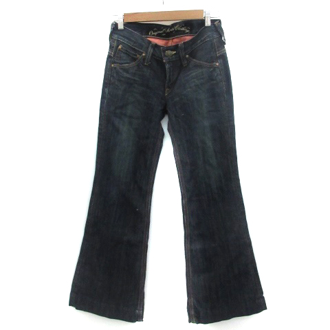 リーバイス レディースタイル Levi S Lady Style パンツ デニム ジーンズ ブーツカット ロング丈 ウォッシュ加工 27 ネイビー 紺 Ym12 レディース 171 ベクトルパーク