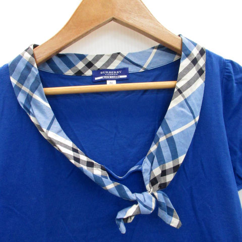 BURBERRY BLUE LABEL チェック柄 Tシャツ 38 BURBERRY BLUE LABEL チェック柄 Tシャツ 38 - メルカリ