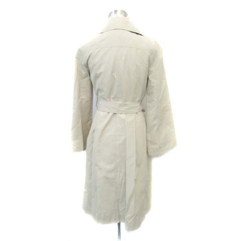 ボッシュ Bosch トレンチコート スプリングコート ロング丈 ライナー付き ベルト付き 38 ライトグレー Ho21 レディース 171 ベクトルパーク