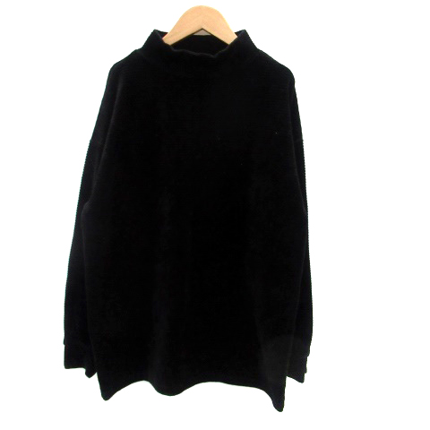 エモダ Emoda ワンピース タートルネック 長袖 ミニ丈 コーデュロイ F 黒 ブラック Ho40 レディース 171 ベクトルパーク