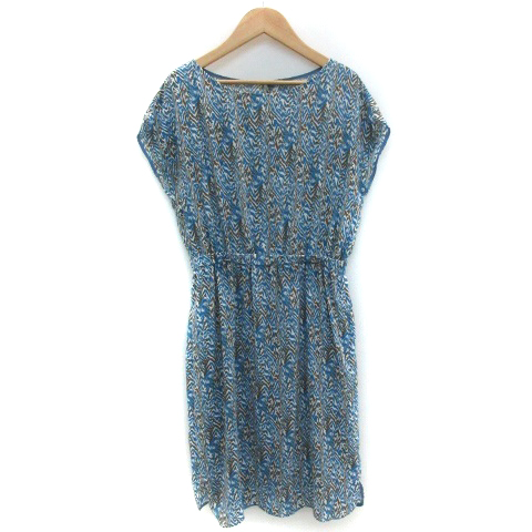 ユナイテッドアローズ United Arrows ワンピース ミモレ丈 半袖 ボートネック 総柄 キャミワンピ付き マルチカラー 40 ブルー Ym2 レディース 171 ベクトルパーク ユナイテッドアローズ United Arrows ワンピース ミモレ丈 半袖 ボートネック 総柄 キャミワンピ付き マルチカラー 40 ブルー Ym2 レディース 171 ベクトルパーク