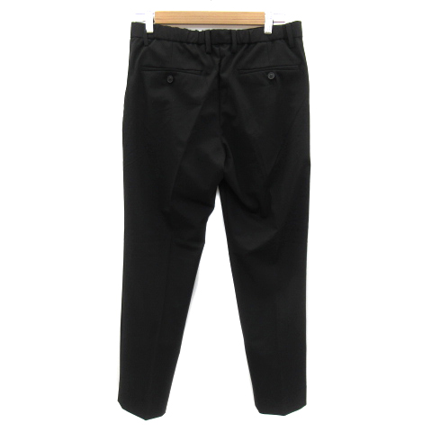 グローバルワーク Global Work テーパードパンツ スラックスパンツ アンクル丈 無地 M 黒 ブラック Yk14 メンズ 171 ベクトルパーク
