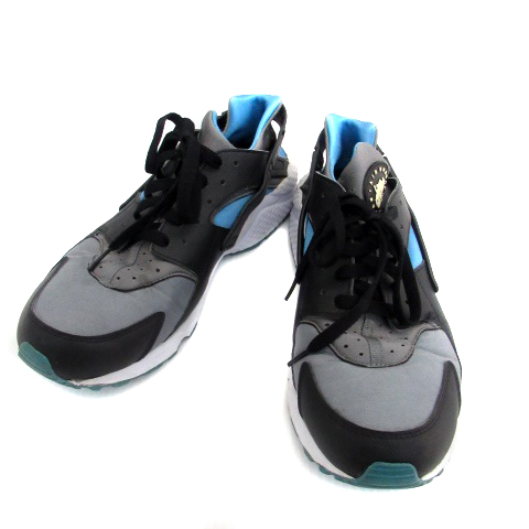 ナイキ Nike エアハラチ Air Huarache スニーカー ローカット 28 5 黒 ブラック 水色 ライトブルー 994 Ho1 メンズ 171 ベクトルパーク