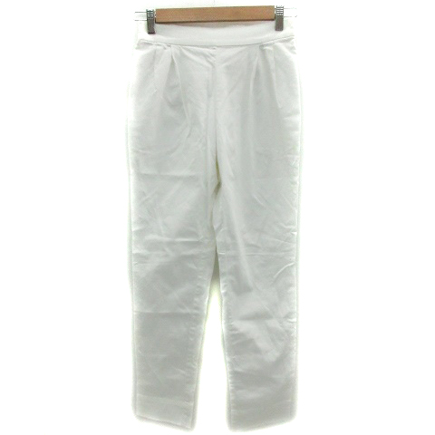 グローバルワーク Global Work テーパードパンツ イージーパンツ アンクル丈 S ホワイト 白 Ym25 レディース 171 ベクトルパーク