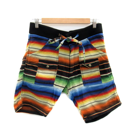 リー Lee ショートパンツ ハーフパンツ 短パン ボーダー柄 マルチカラー 30 黒 青 黄 赤 Sy13 メンズ 171 ベクトルパーク
