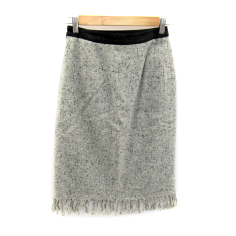 オールドイングランド OLD ENGLAND フレアスカート ミモレ丈 フリンジ  