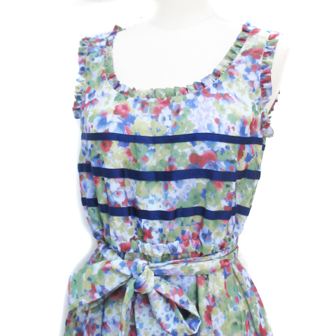 シンシアローリー CYNTHIA ROWLEY フレアワンピース ひざ丈 