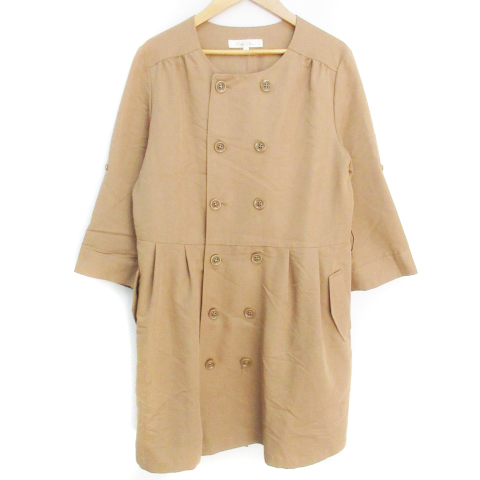 ROPE ポリエステルチノノーカラーダブルコート 楽天市場】【SALE／50