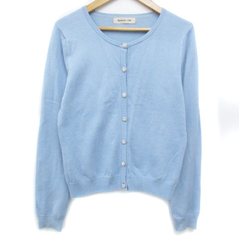 アプワイザーリッシェ Apuweiser-riche ニットカーディガン ミドル丈  