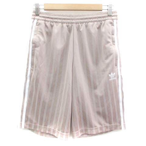 adidas ショートパンツ ベージュ 美品 GUCCI ⁄ グッチ | × adidas ポリエステル ショートパンツ | 44