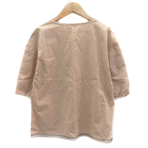 ラピスルーチェパービームス LAPIS LUCE PER BEAMS カットソー 七分袖 