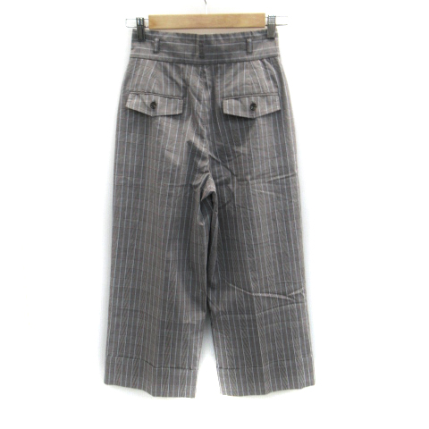 ユナイテッドアローズ　ライトブルー チェック柄 スラックス　M