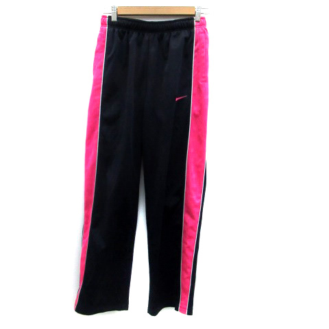 ナイキ NIKE ジャージ パンツ ストレート アンクル丈 ライン ロゴ刺繍