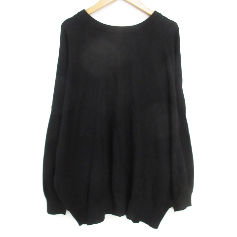 フィネス FINESSE ニット セーター 長袖 ボートネック バック