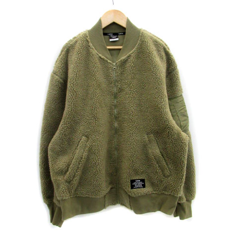 ジーユー GU × ソフ SOPH 1MW by SOPH. ボアジャケット MA-1 ブルゾン  