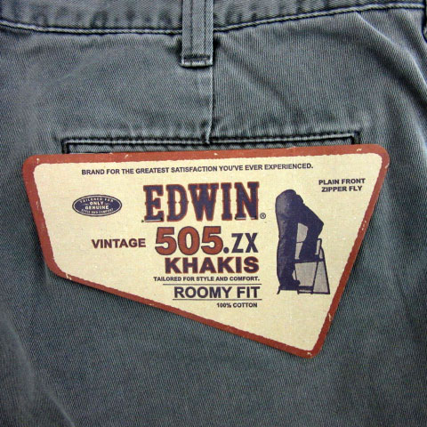 未使用品 エドウィン EDWIN 505 KHAKIS デニムパンツ ジーンズ