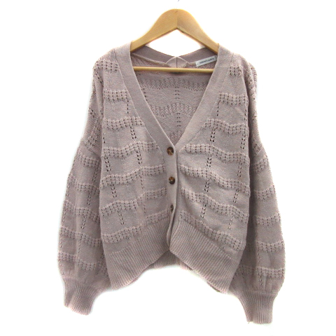 ■NICE CLAUP(ナイスクラブ)Knit warmer + round short coat ナイスクラップ NICE CLAUP ナチュラル クチュール natural