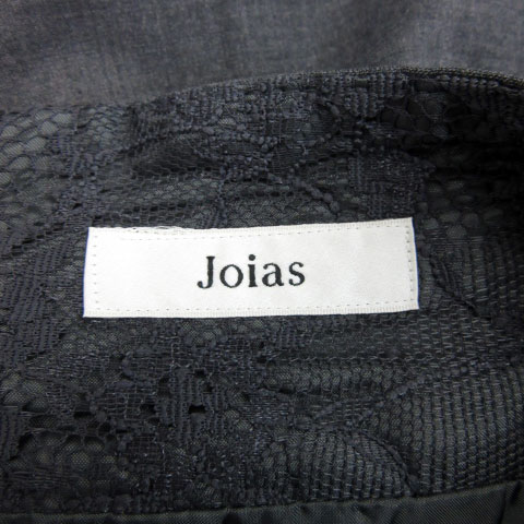 ★Joias★ジョイアス★タイトスカート★ ジョイアス Joias タイトスカート ひざ丈 レース ウール混