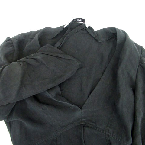新品☆ZARA ザラ Vネックワンピース ブラック S ZARA Vネックミディ丈ワンピース｜Yahoo!フリマ（旧PayPayフリマ）