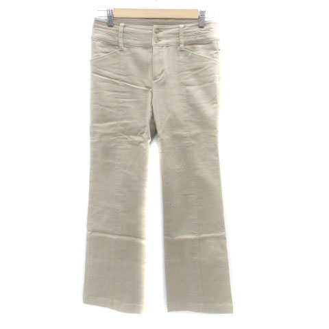 マカフィー MACPHEE トゥモローランド フレアパンツ ロング丈 36