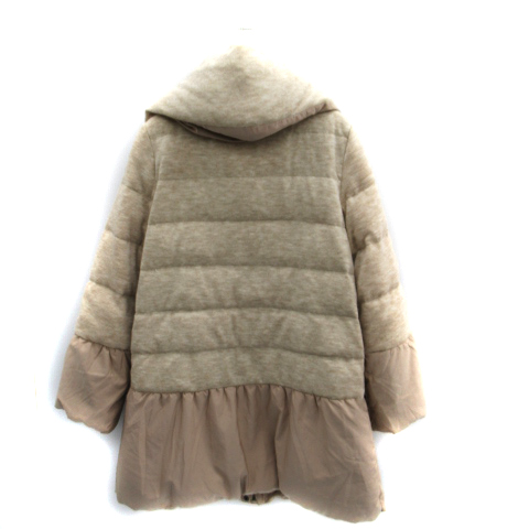 メトリーゼ MAITRESSE ダウンコート ロング丈 ボリュームカラー 切替 2  