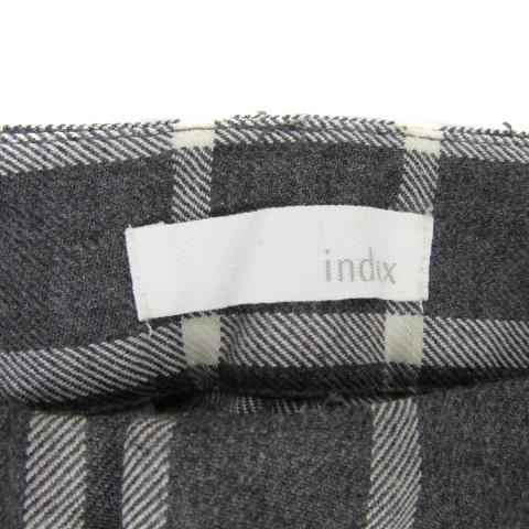 チェック柄 テーパードスラックス 新品タグ付き テーパードパンツ グレンチェック レディース スラックス