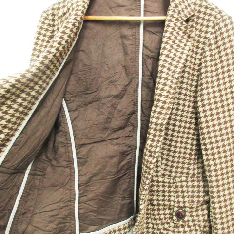 maxmara 千鳥格子ジャケットビンテージweekend ブラウン