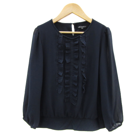 23区 オンワード樫山 ブラウス カットソー 七分袖 ラウンドネック