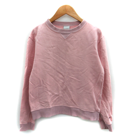 ✨NIKE ナイキ 長袖 スウェット トレーナー 裏パイル ピンク M✨ NIKE ナイキ スウェットシャツ レディース 長袖 トレーナー