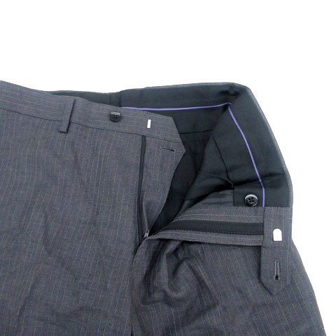 【JUNKO SHIMADA】ジュンコ　シマダ　シングル2ボタン　スーツ（A4 金のスーツ 紺シャドー スリム JUNKO SHIMADA JS homme ブ