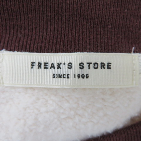 ふぅーこページ フリークスストア FREAKS STORE トレーナー スウェット 長袖