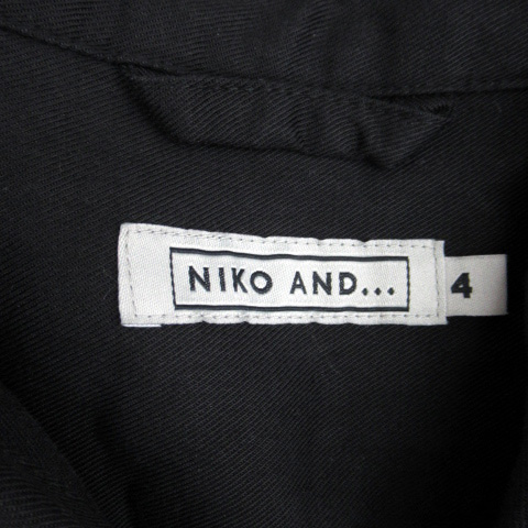 ニコアンド Niko and.. ワンピース ロング丈 長袖 スキッパー