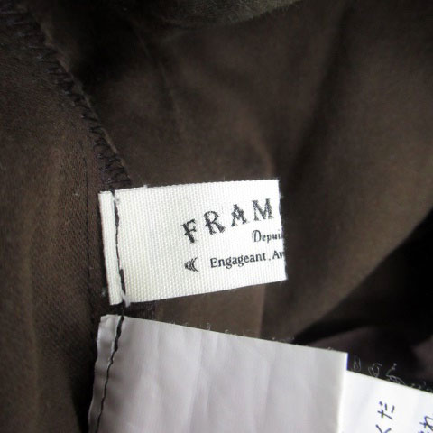 フレームワーク Framework テーパードパンツ 七分丈 カモフラ柄