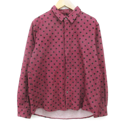 マンサニージャ フラメンコツーピース 赤 ドット柄 長袖 ブラウス - フラメンコ衣装のマンサニージャ［Manzanilla］